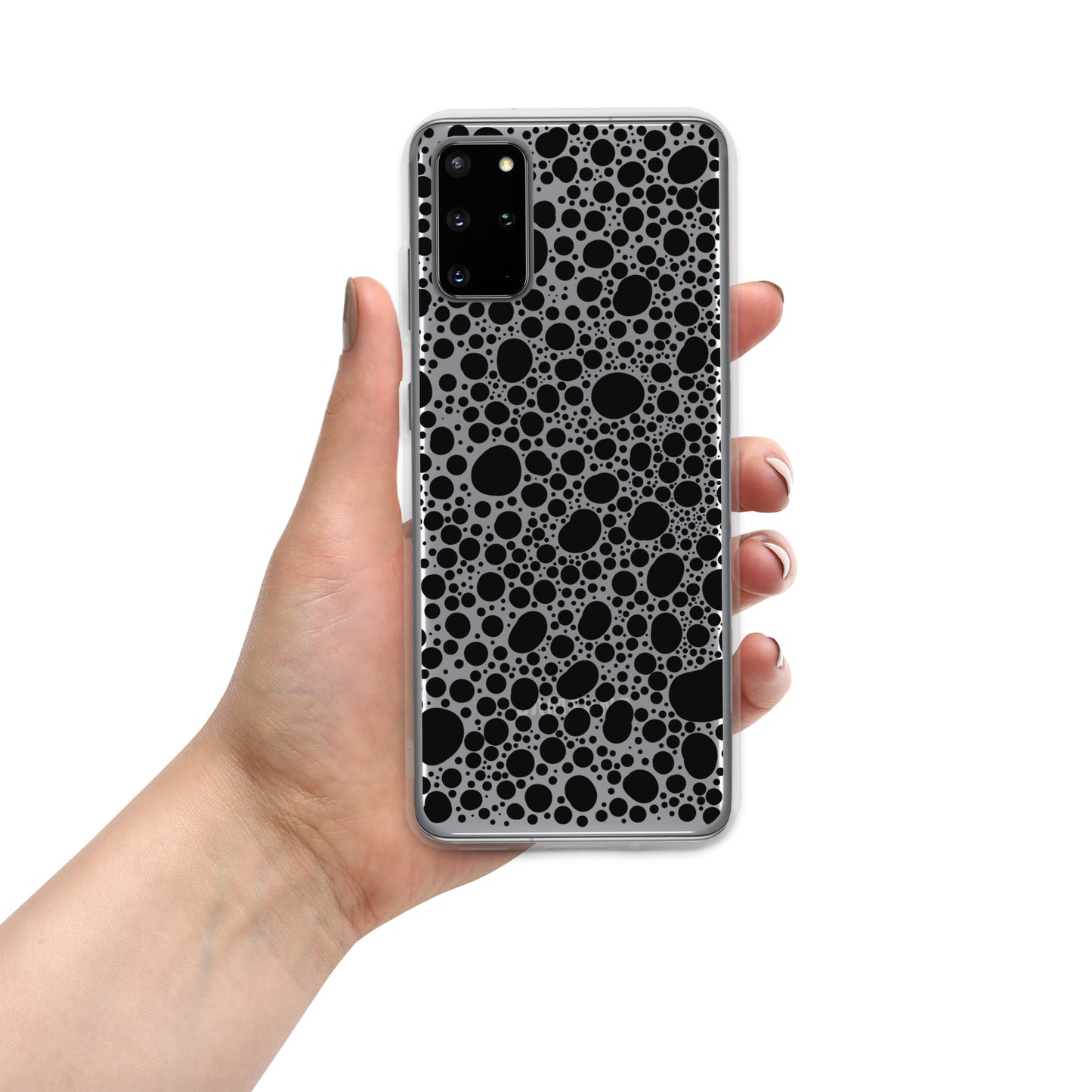 Noir Pointillism Clear Case for Samsung®