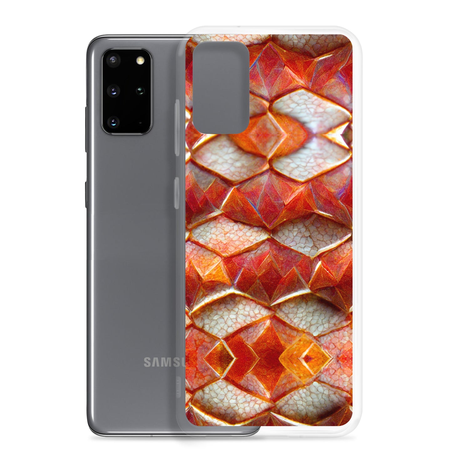 Calcithron, the Stonebound Ember Dragon Clear Case for Samsung®