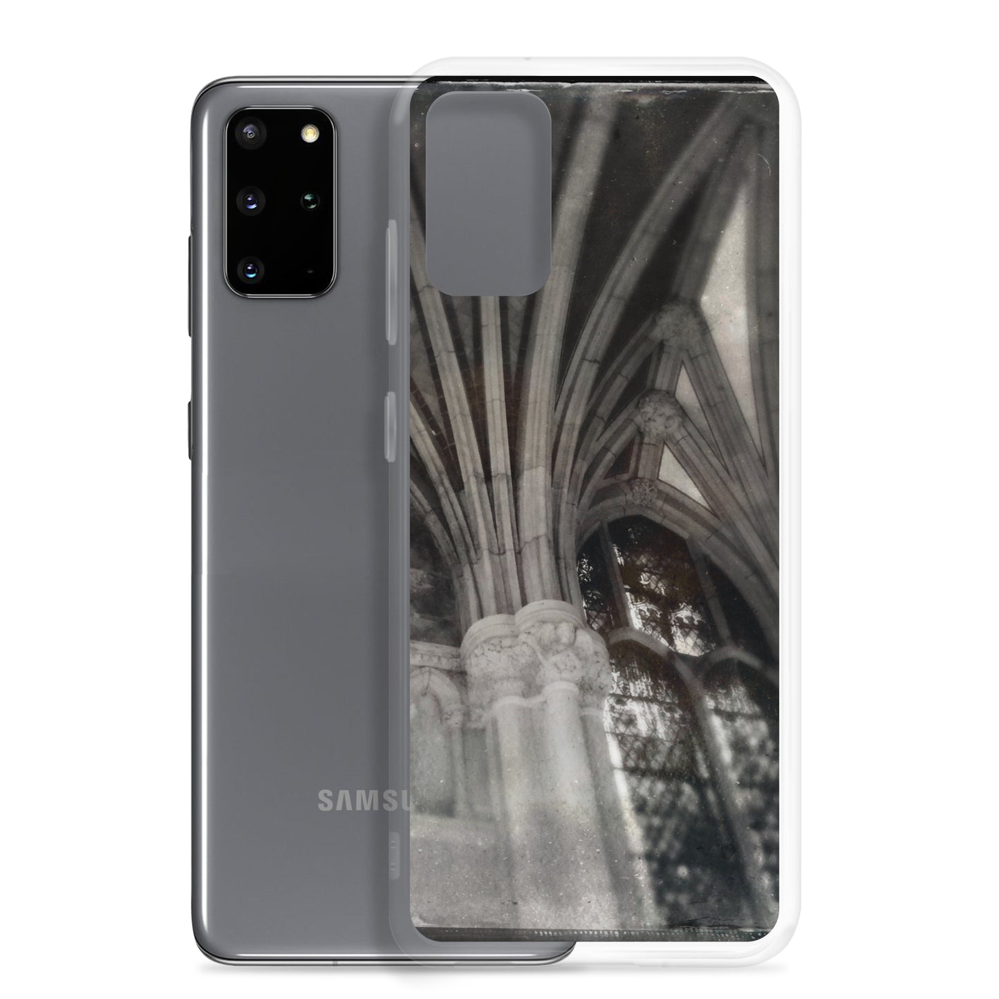 Gothic Shadows and Light at St. John Divine, NYC Clear Case for Samsung®