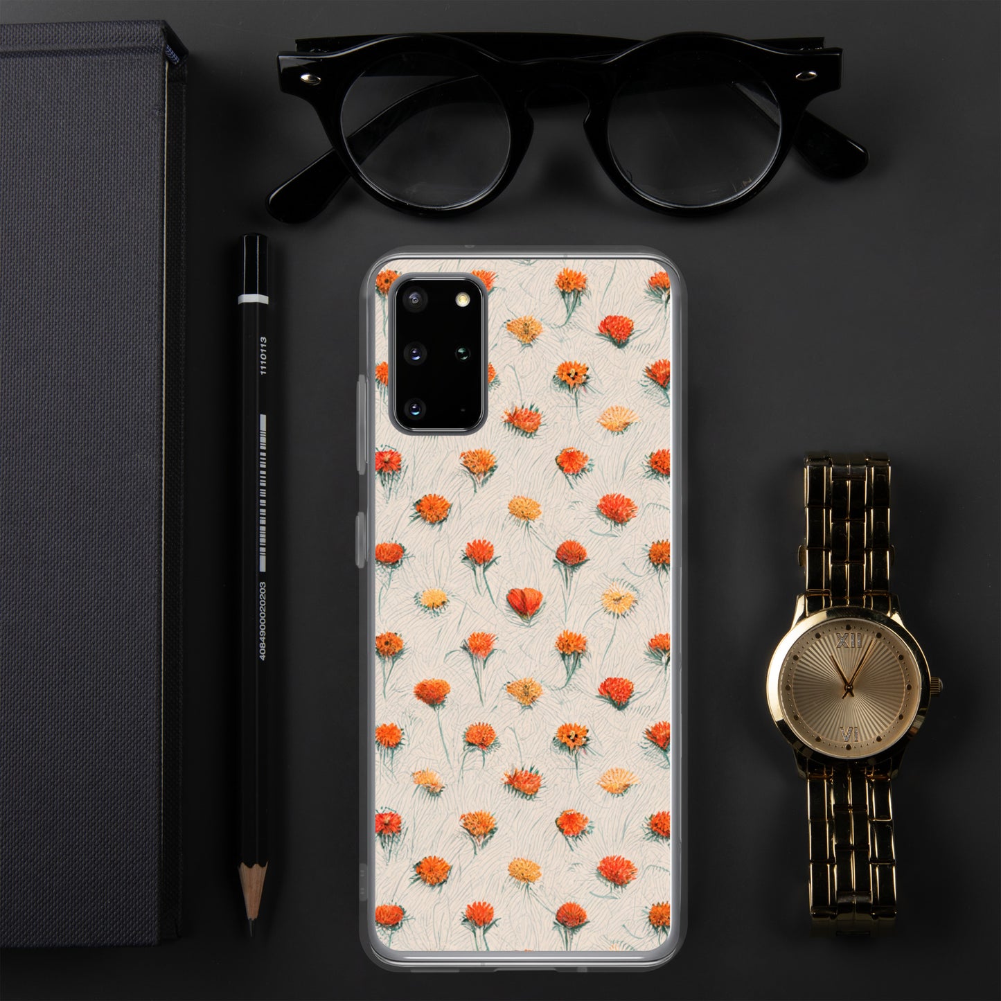 Fiery Meadow Sketch Clear Case for Samsung®