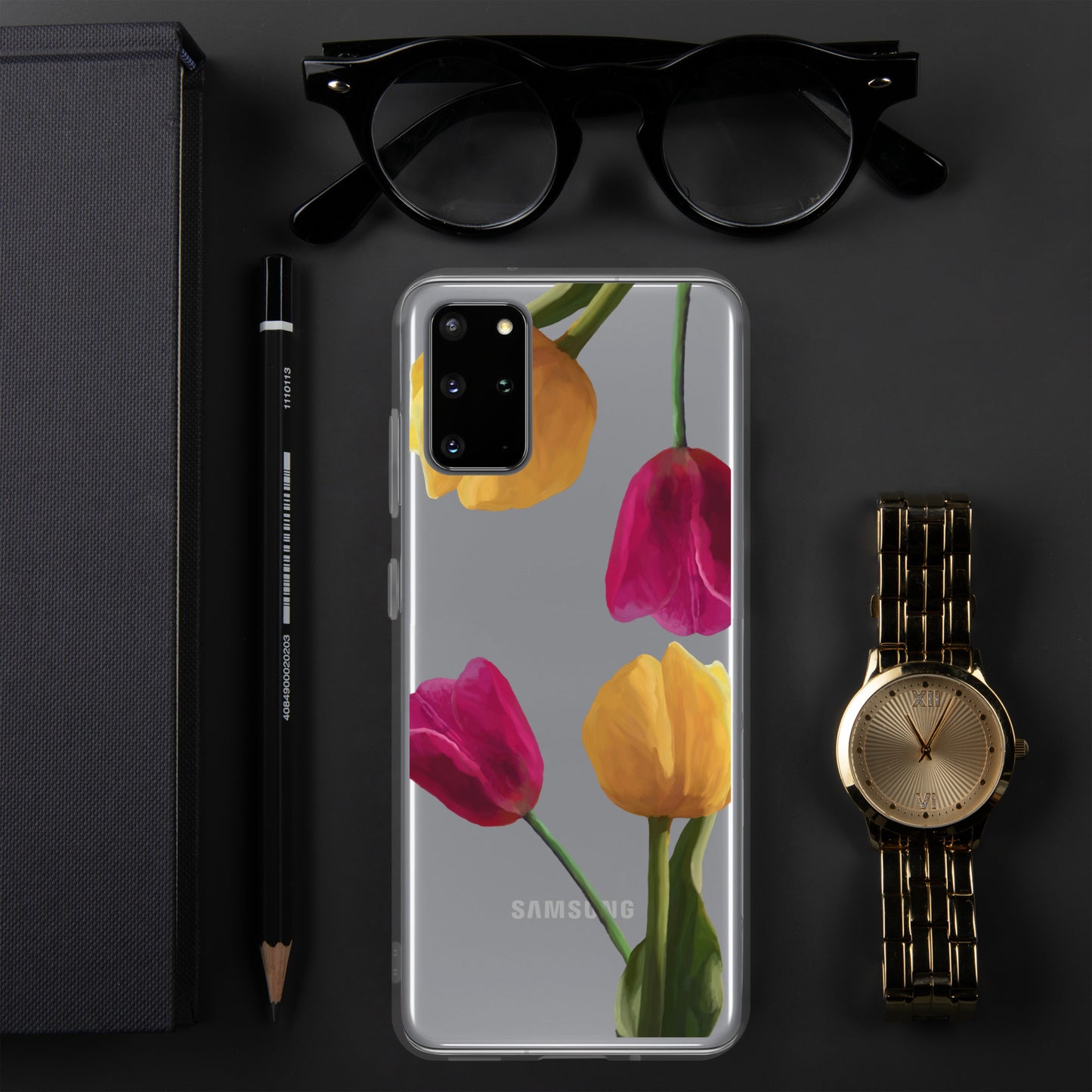 Jermita’s Tulips Clear Case for Samsung®