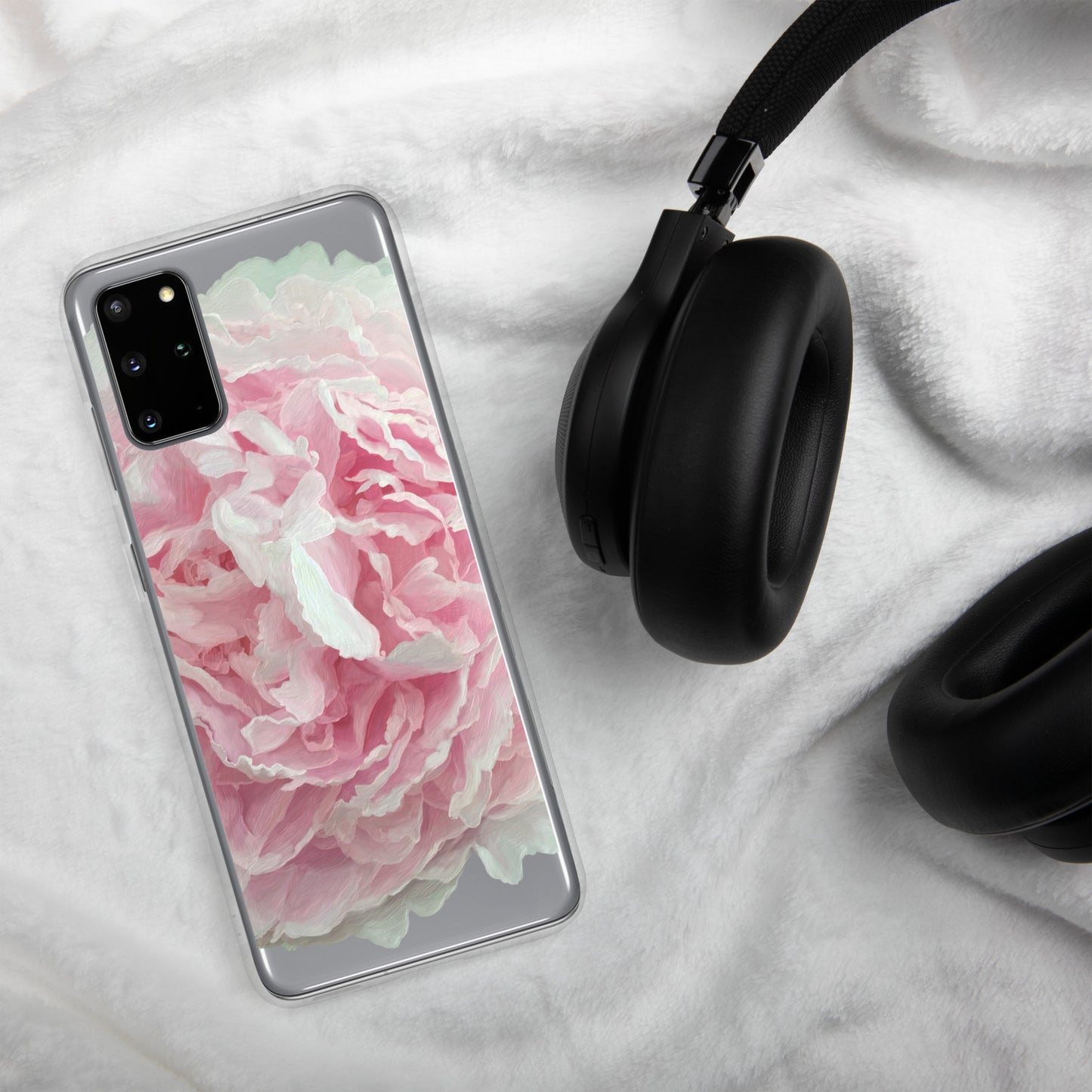 Cloey’s Peony Clear Case for Samsung®