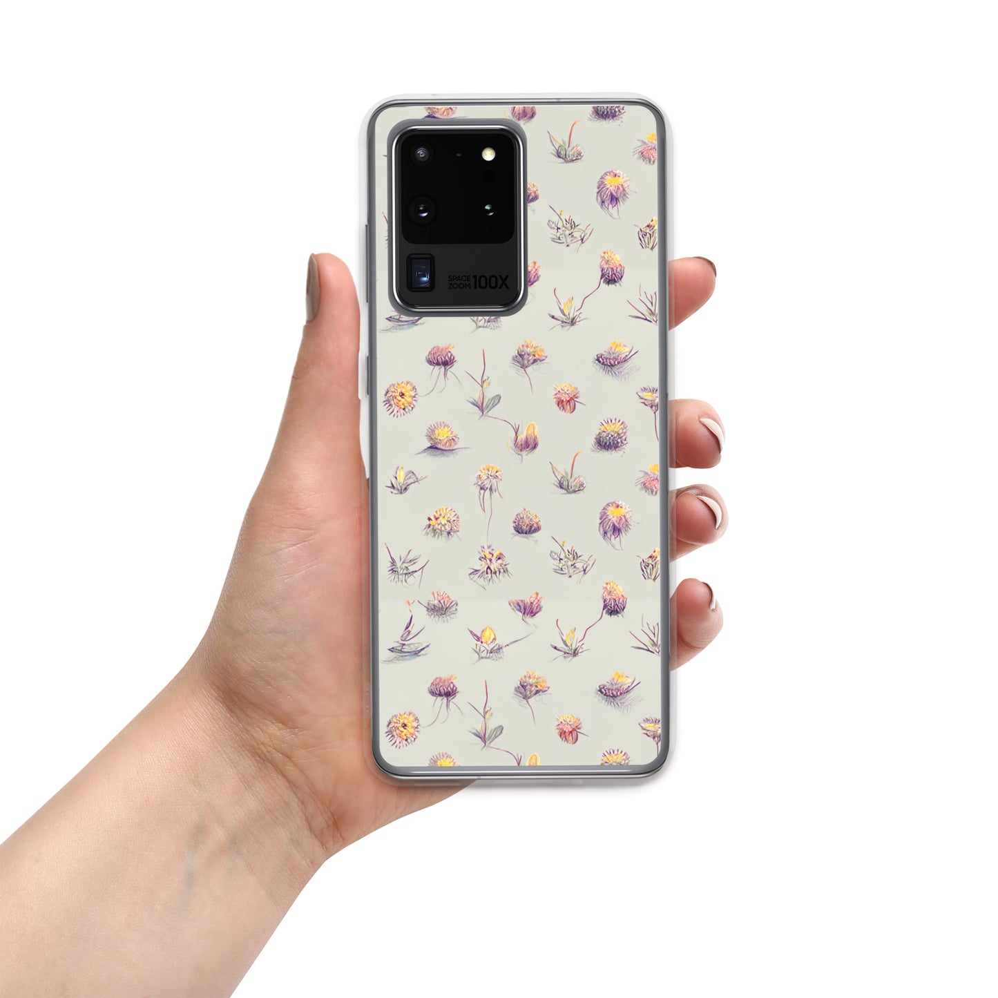 Cottage Blossoms Sketch Clear Case for Samsung®