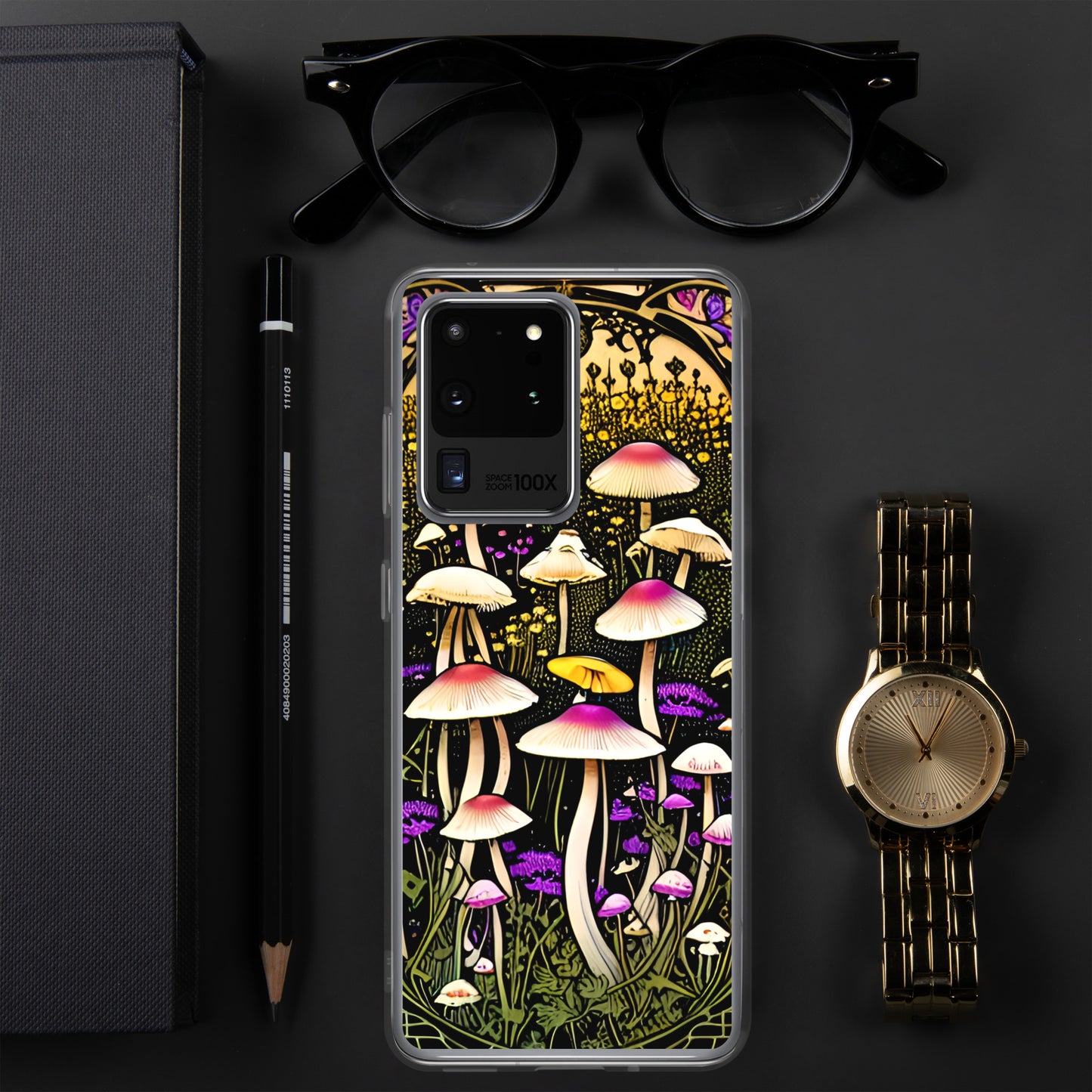 Nouveau Mushroom Meadow Clear Case for Samsung®