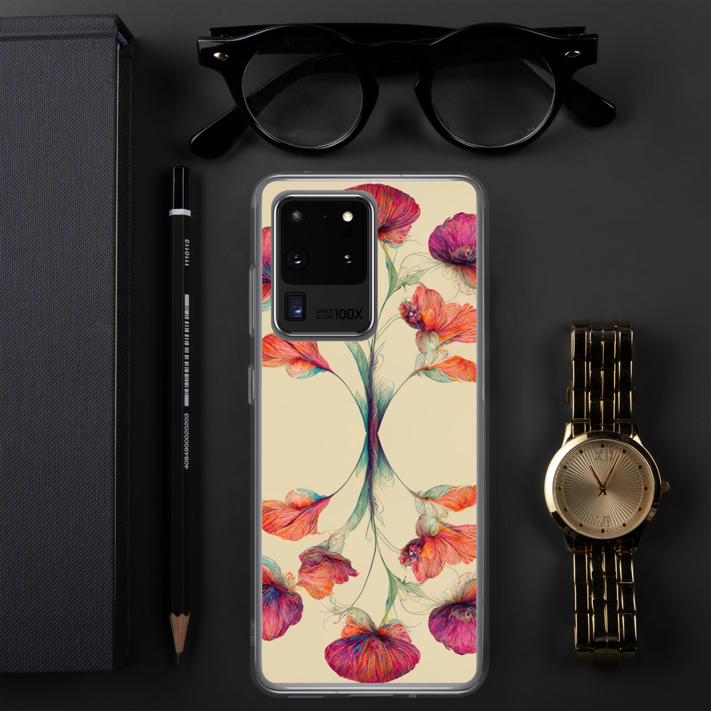 Nouveau Flowers Clear Case for Samsung®