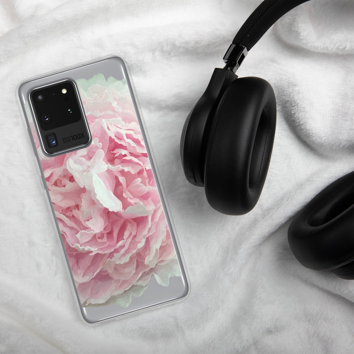 Cloey’s Peony Clear Case for Samsung®