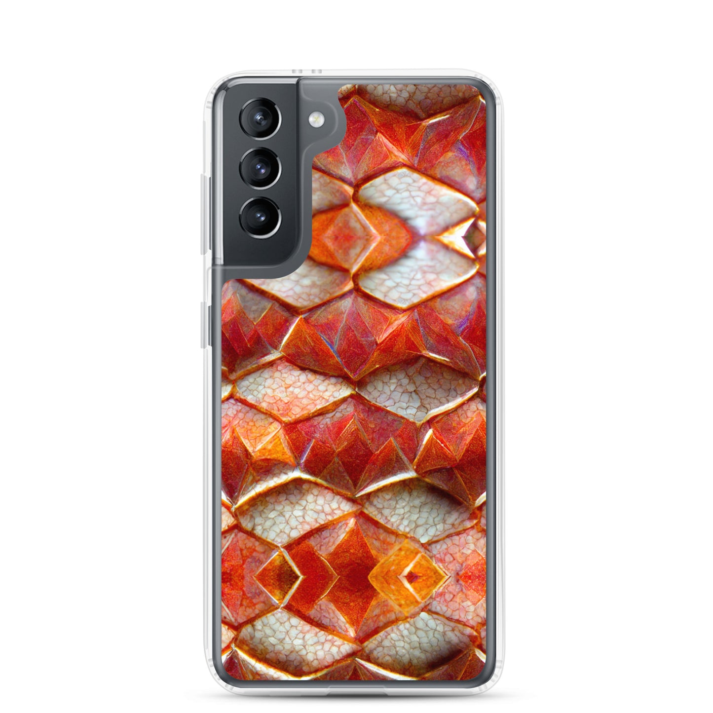 Calcithron, the Stonebound Ember Dragon Clear Case for Samsung®