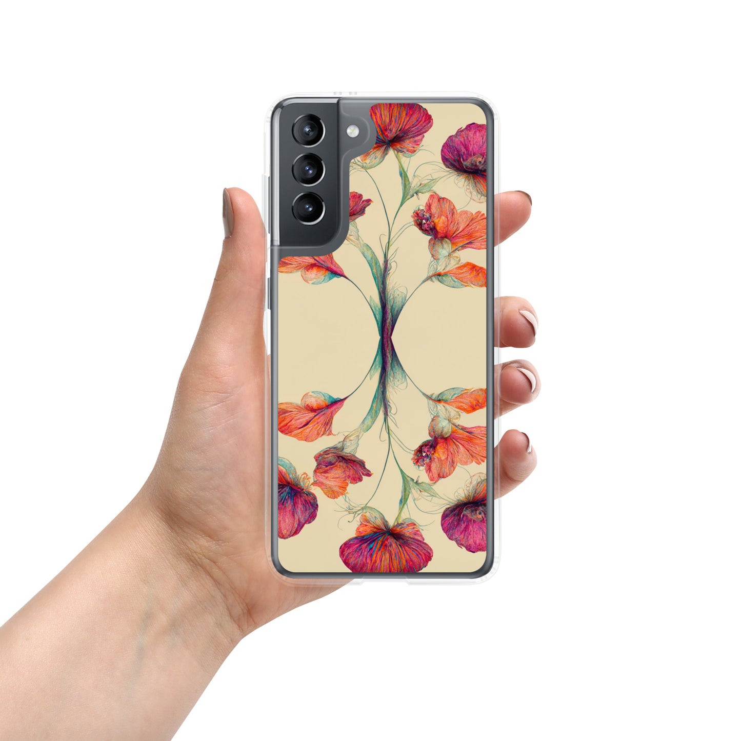 Nouveau Flowers Clear Case for Samsung®