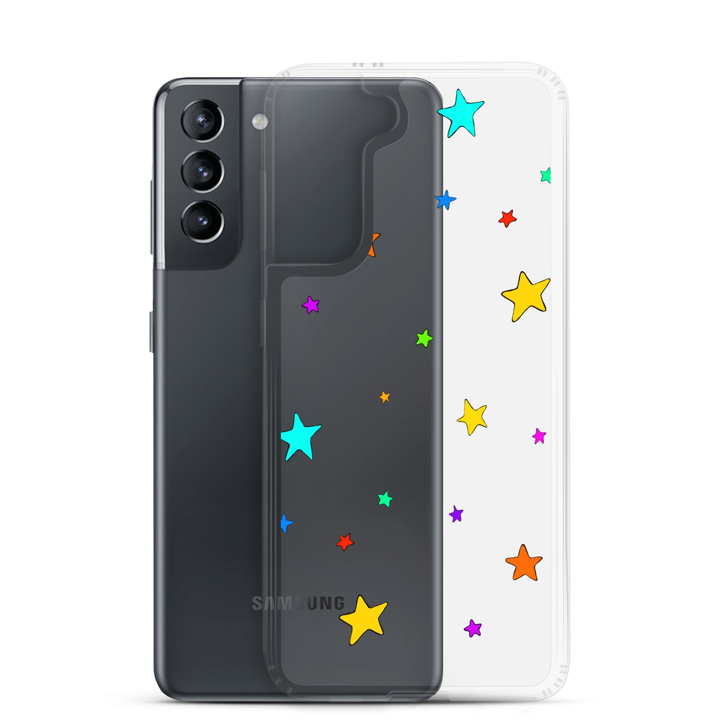 Colorful Stars Clear Case for Samsung®