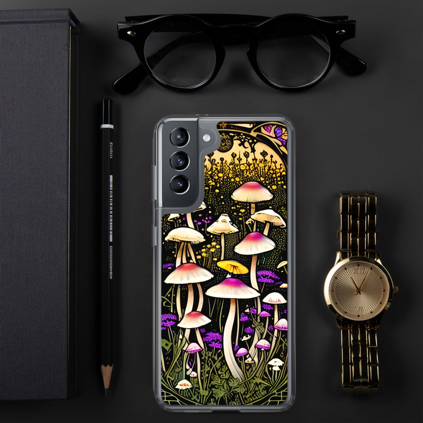 Nouveau Mushroom Meadow Clear Case for Samsung®