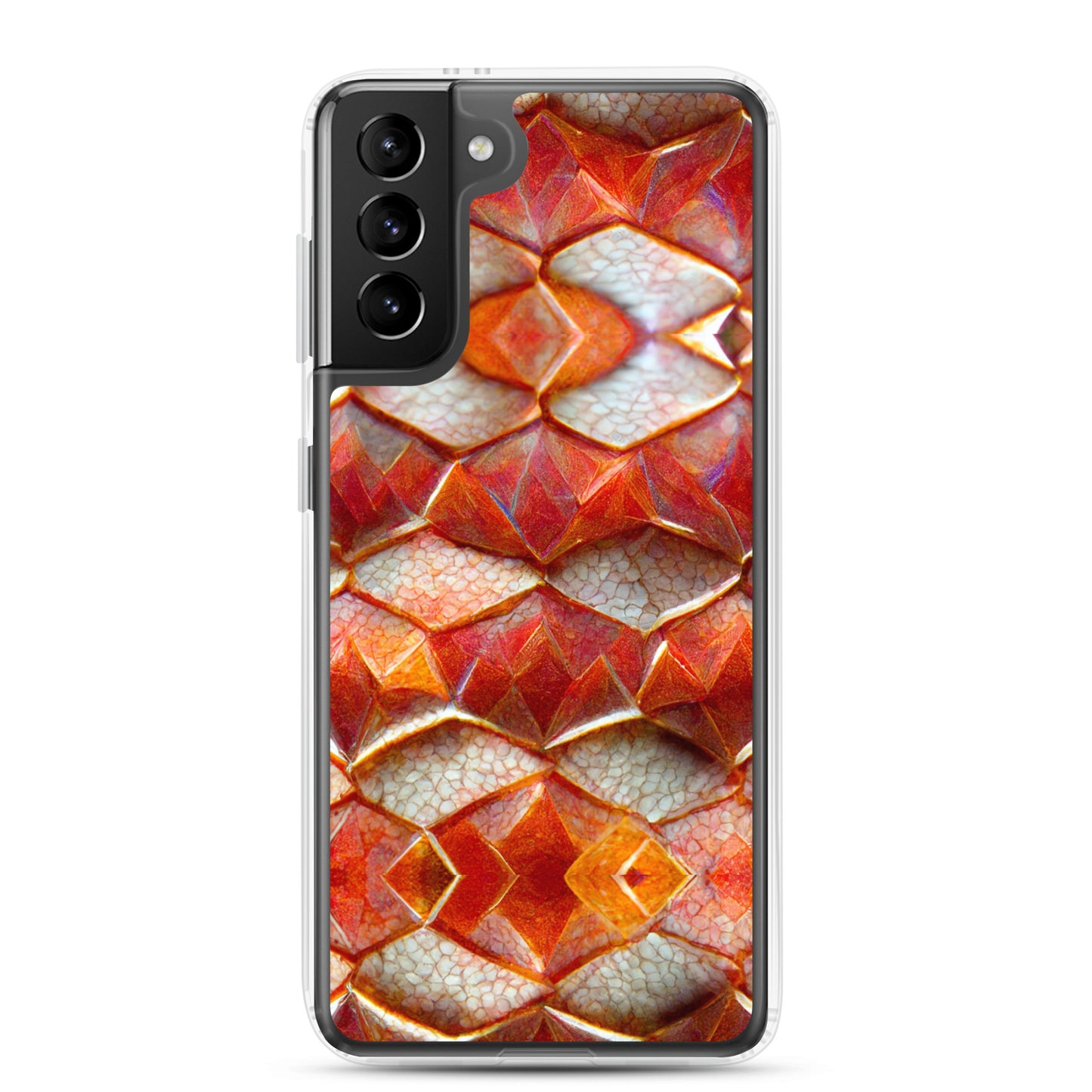 Calcithron, the Stonebound Ember Dragon Clear Case for Samsung®