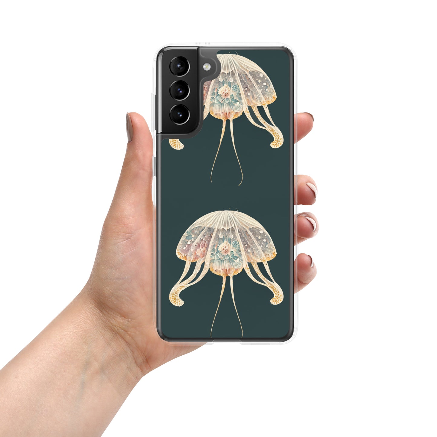 Oceanic Floral Clear Case for Samsung®