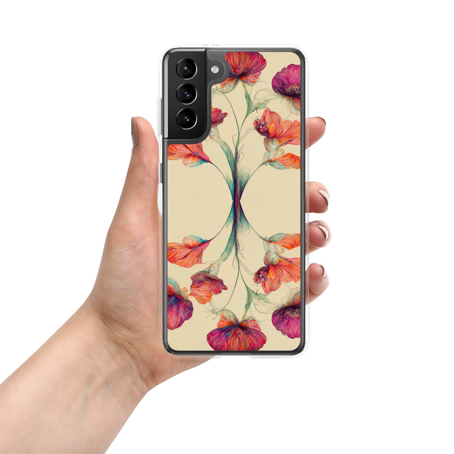 Nouveau Flowers Clear Case for Samsung®