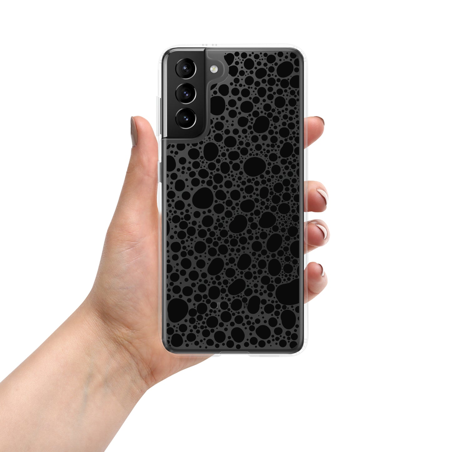 Noir Pointillism Clear Case for Samsung®