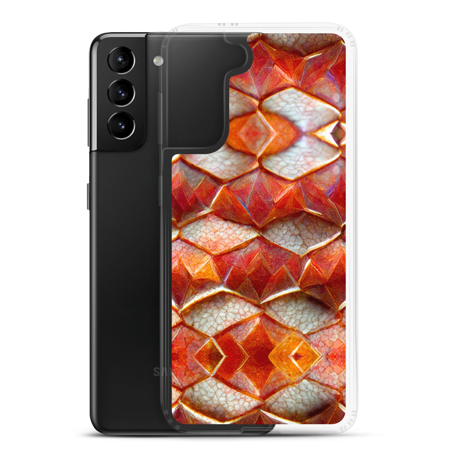 Calcithron, the Stonebound Ember Dragon Clear Case for Samsung®