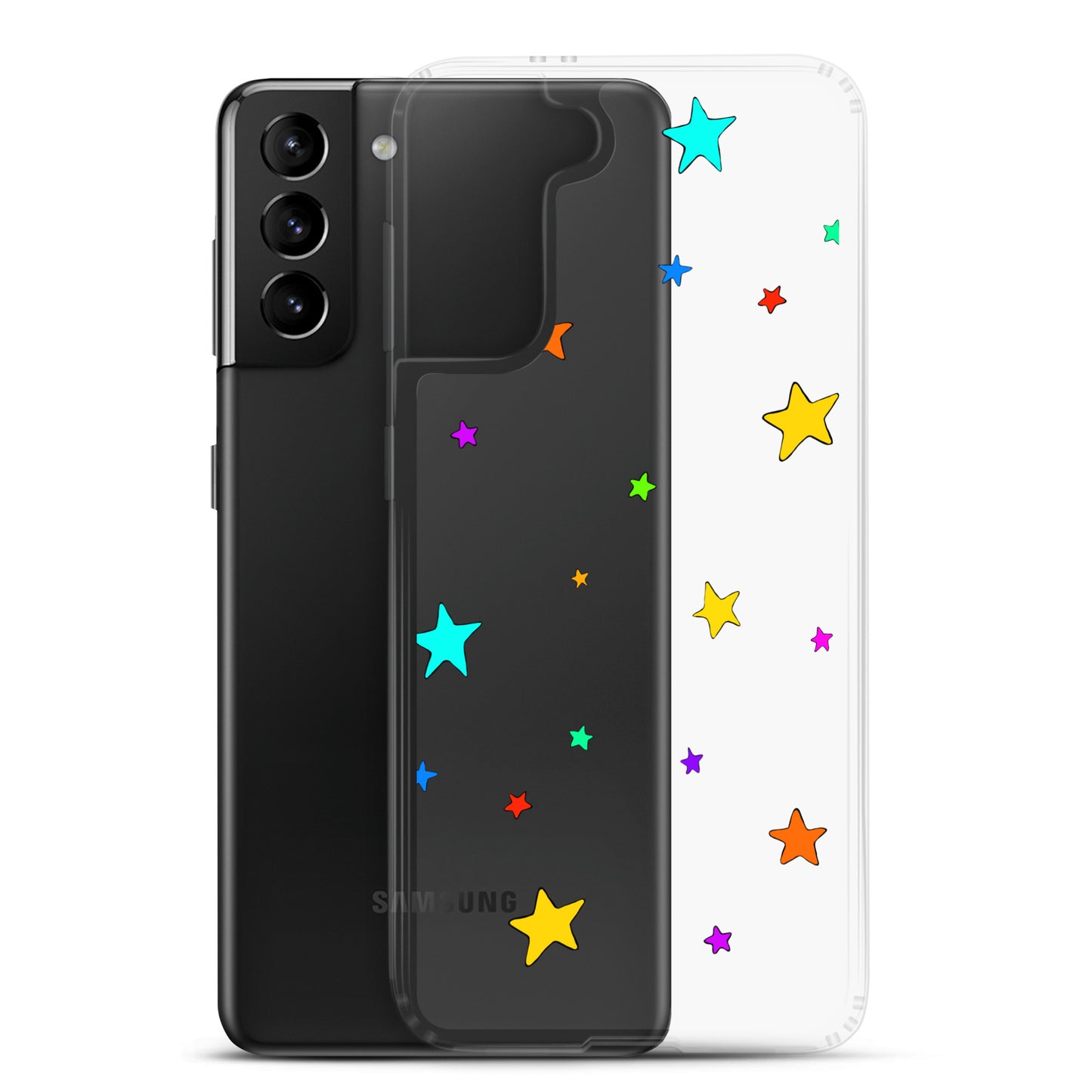 Colorful Stars Clear Case for Samsung®