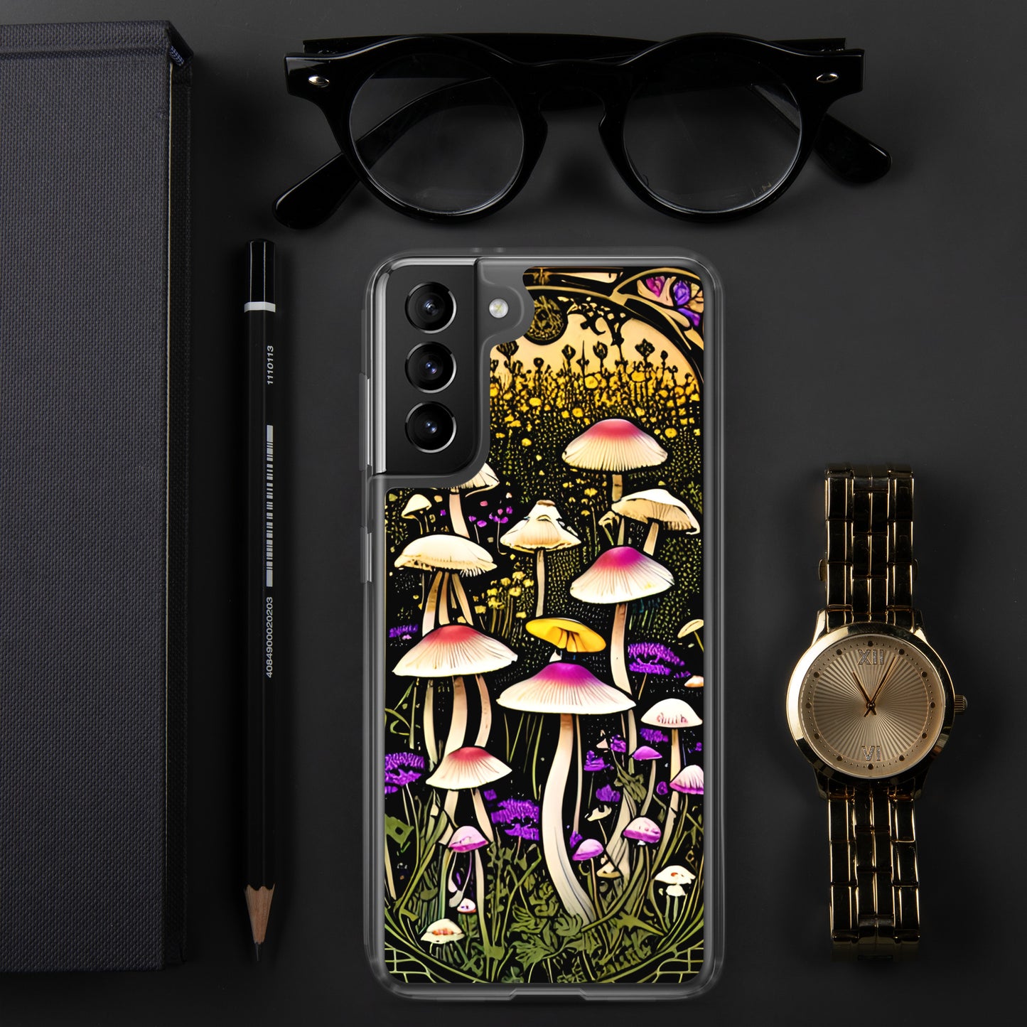 Nouveau Mushroom Meadow Clear Case for Samsung®