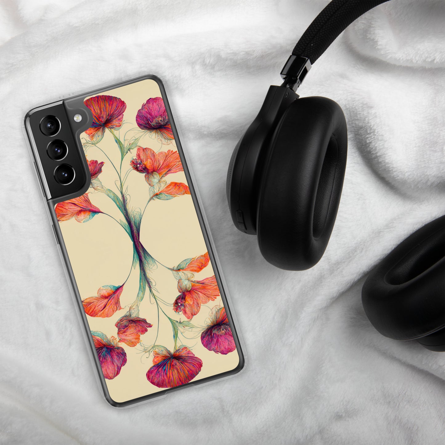 Nouveau Flowers Clear Case for Samsung®