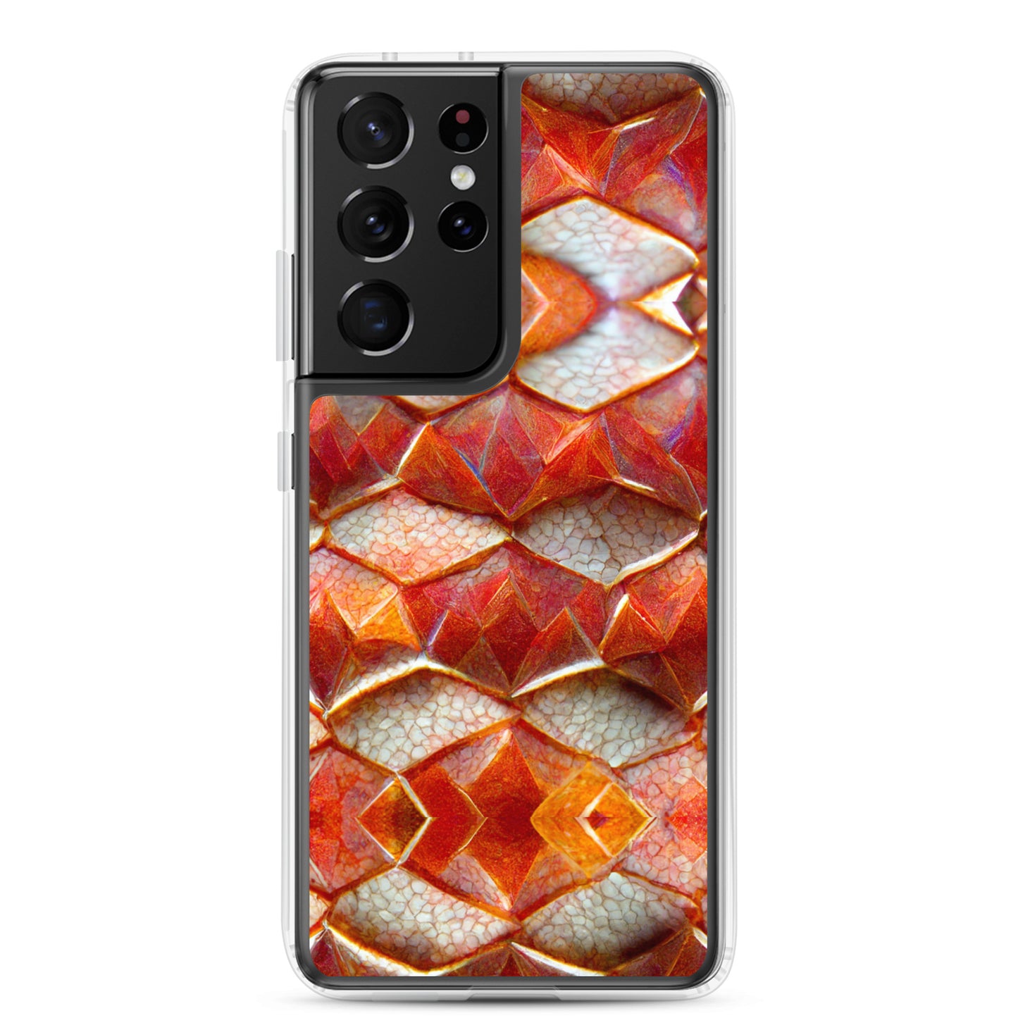 Calcithron, the Stonebound Ember Dragon Clear Case for Samsung®