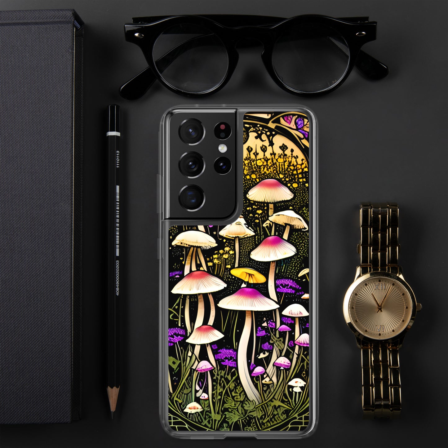 Nouveau Mushroom Meadow Clear Case for Samsung®