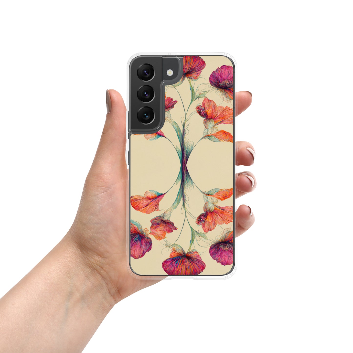 Nouveau Flowers Clear Case for Samsung®