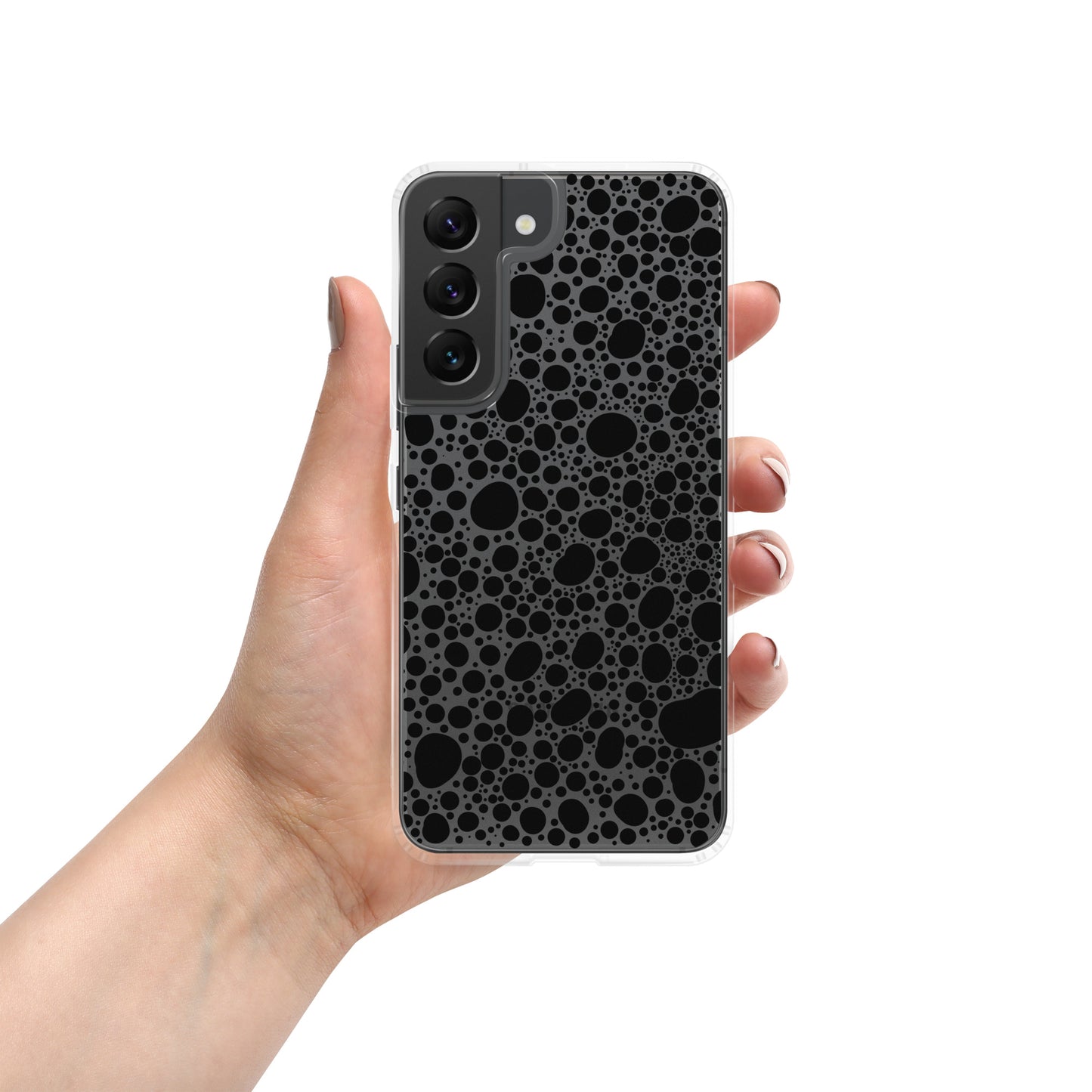 Noir Pointillism Clear Case for Samsung®