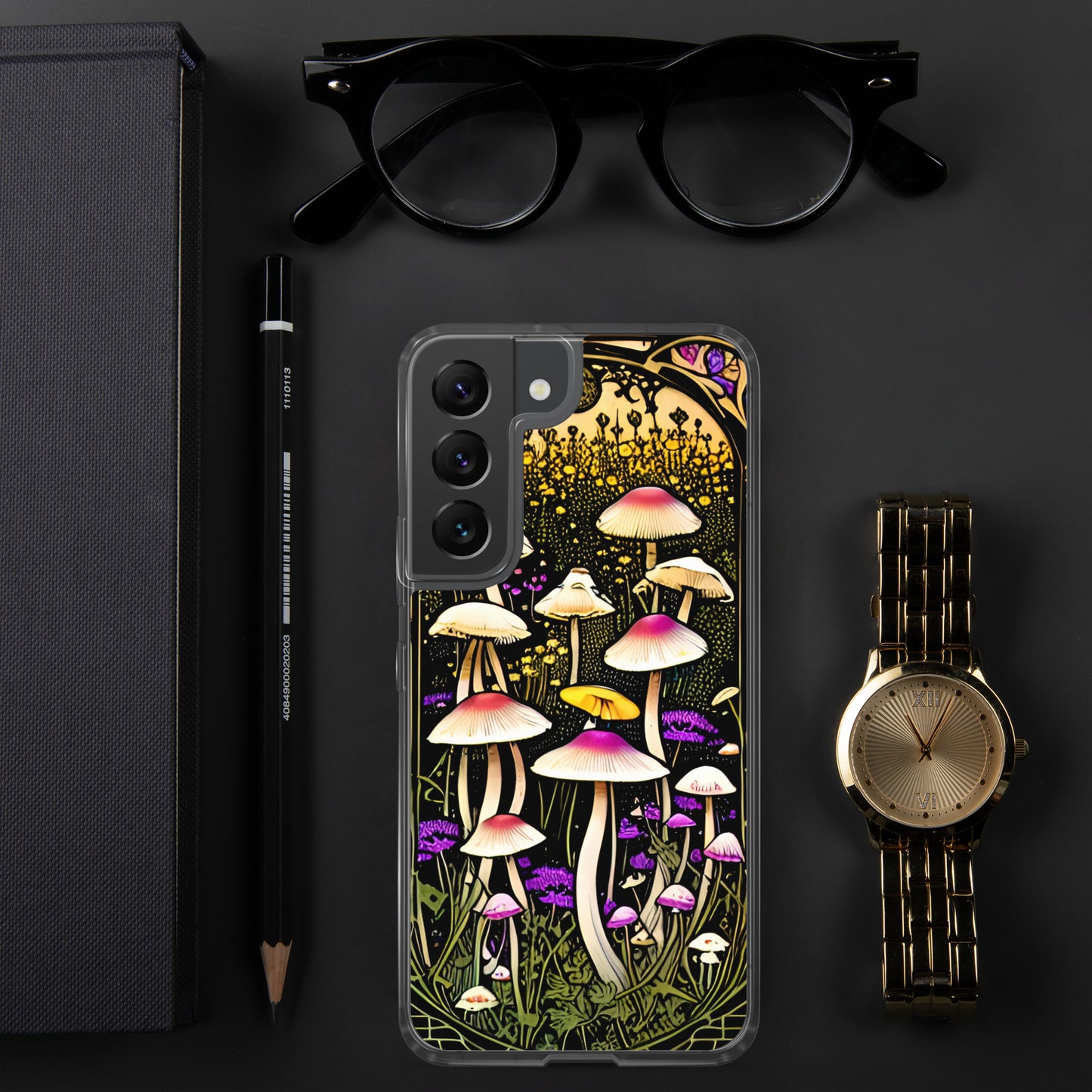 Nouveau Mushroom Meadow Clear Case for Samsung®