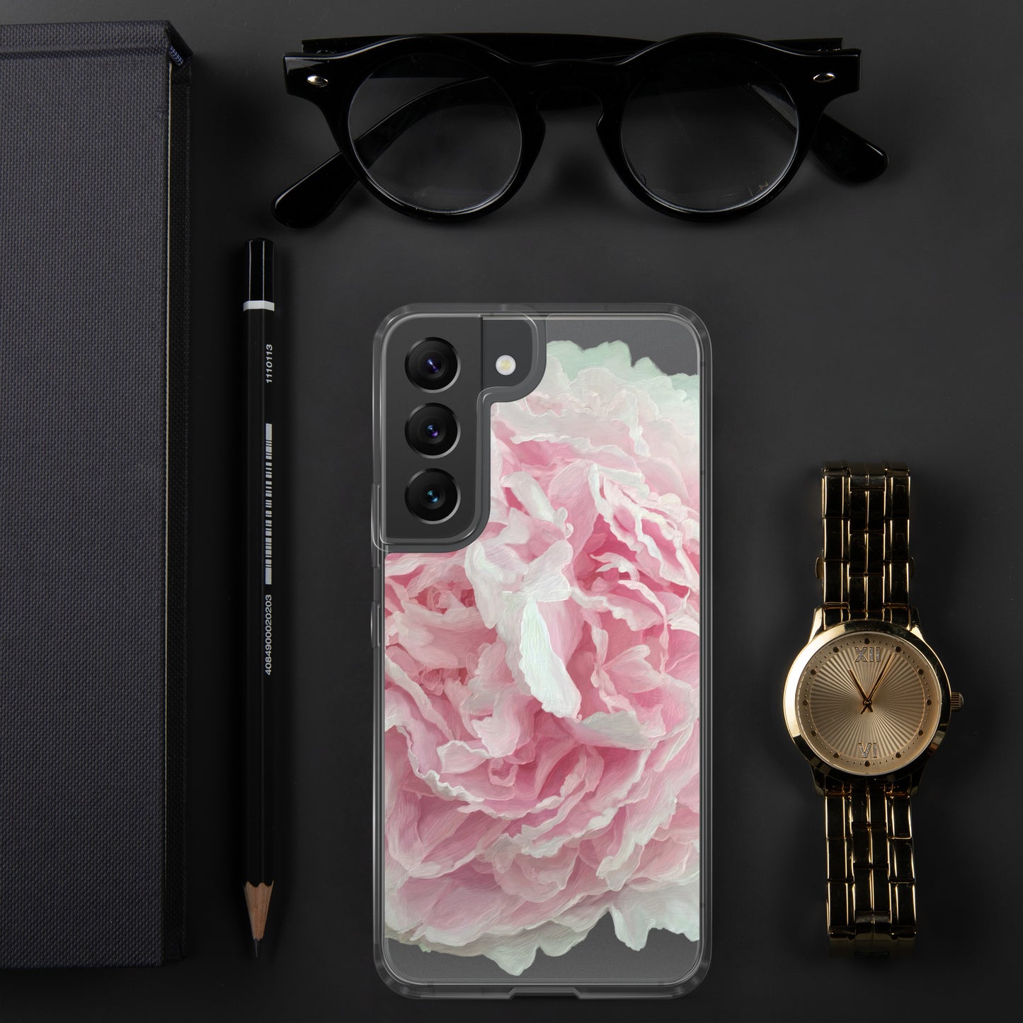 Cloey’s Peony Clear Case for Samsung®