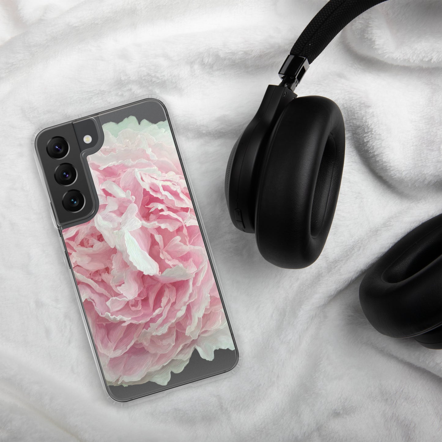 Cloey’s Peony Clear Case for Samsung®