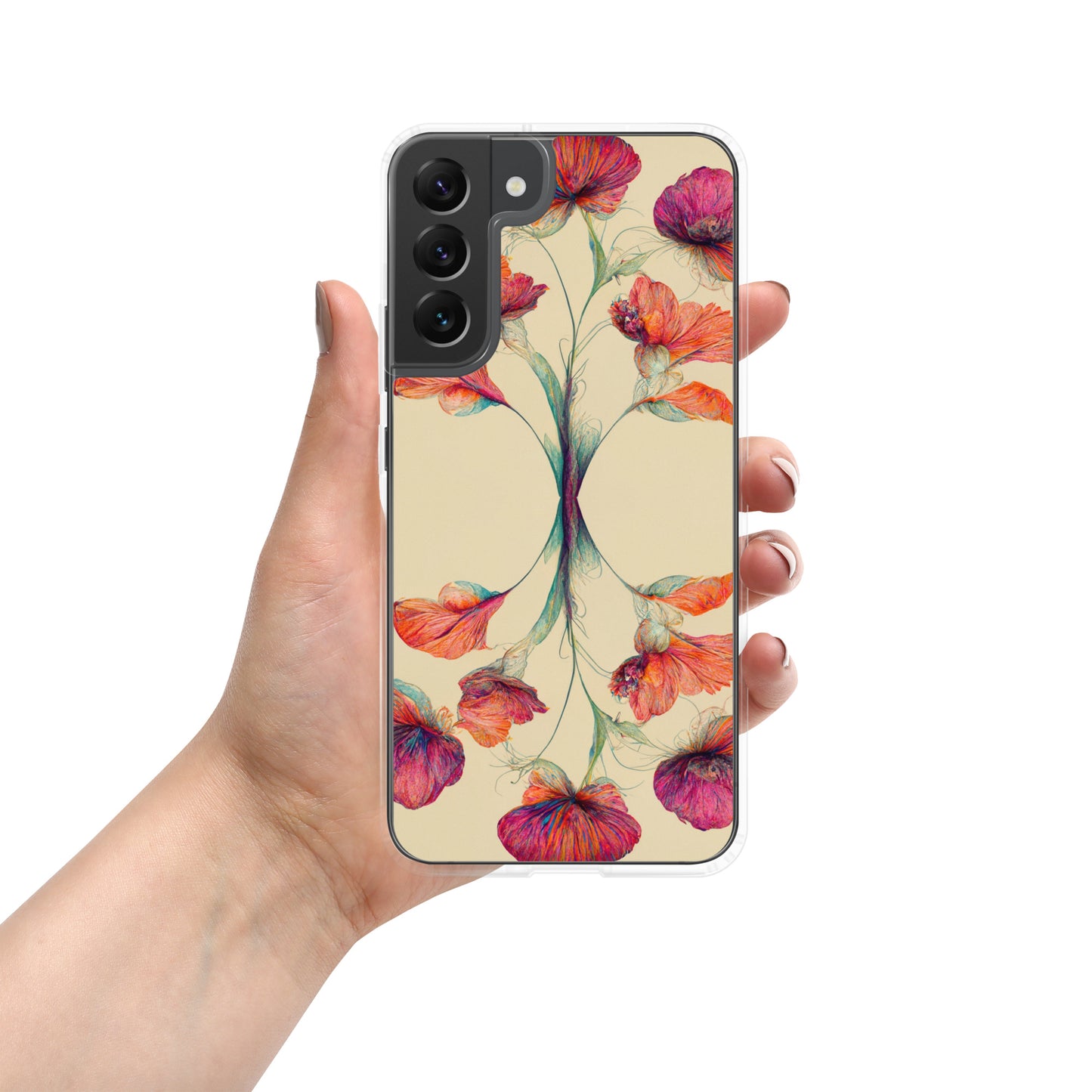 Nouveau Flowers Clear Case for Samsung®