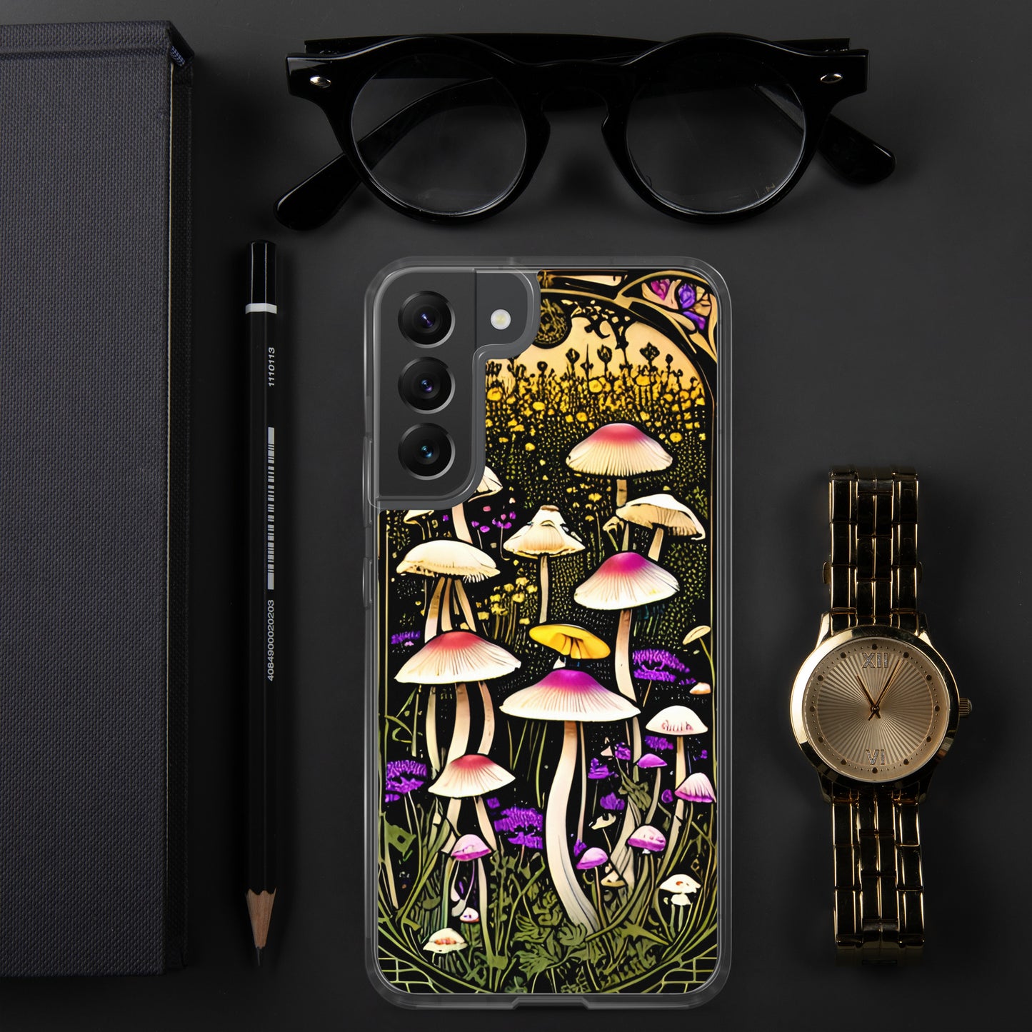 Nouveau Mushroom Meadow Clear Case for Samsung®