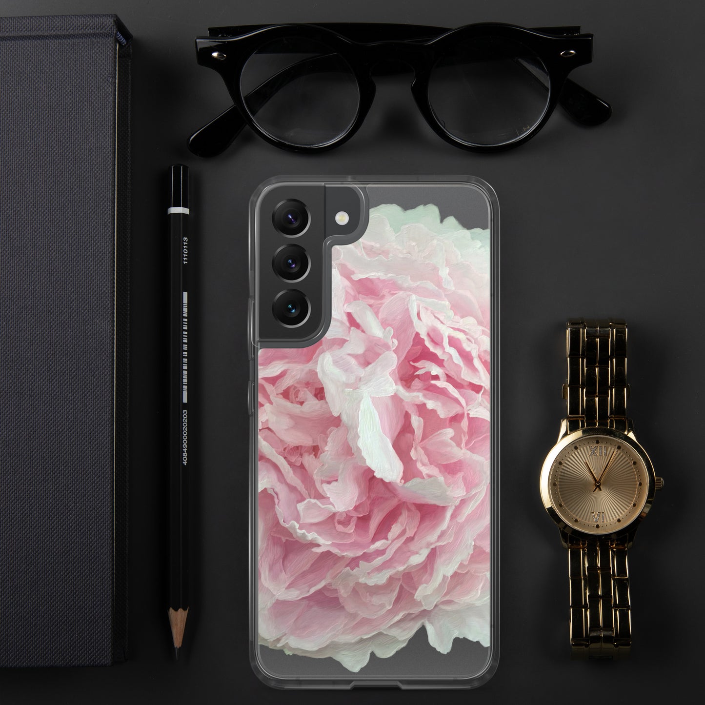 Cloey’s Peony Clear Case for Samsung®