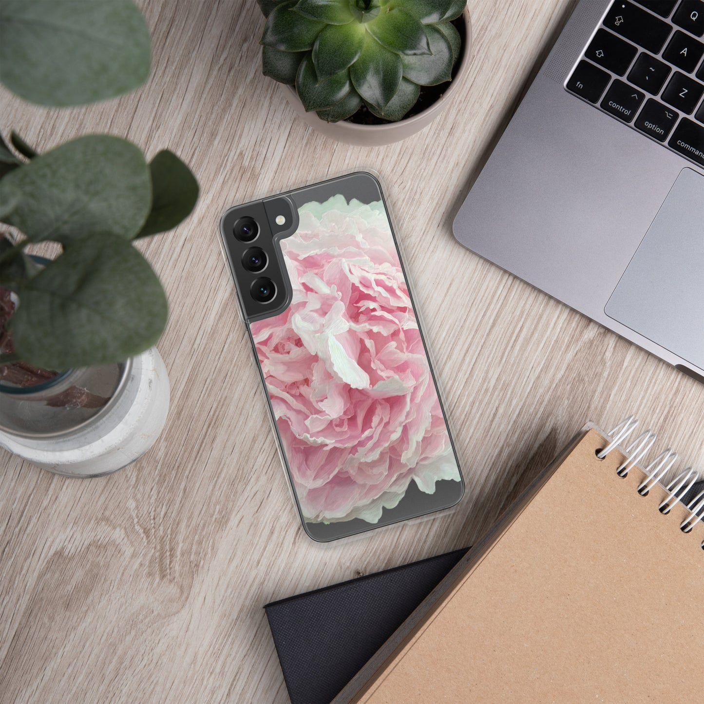 Cloey’s Peony Clear Case for Samsung®