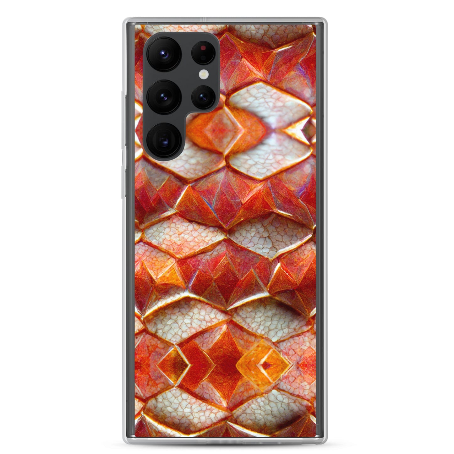 Calcithron, the Stonebound Ember Dragon Clear Case for Samsung®