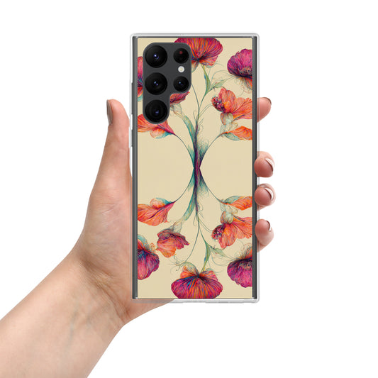 Nouveau Flowers Clear Case for Samsung®