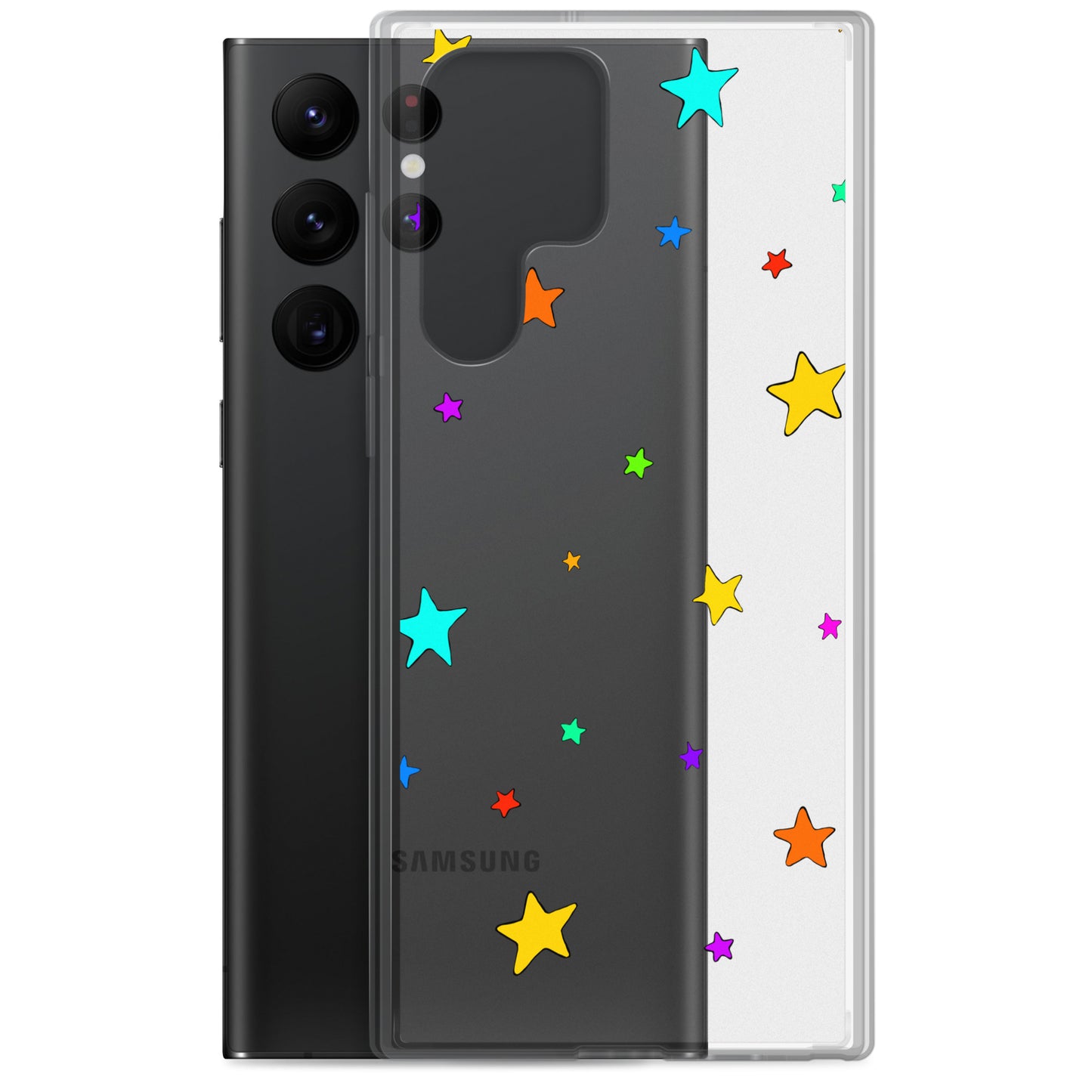 Colorful Stars Clear Case for Samsung®