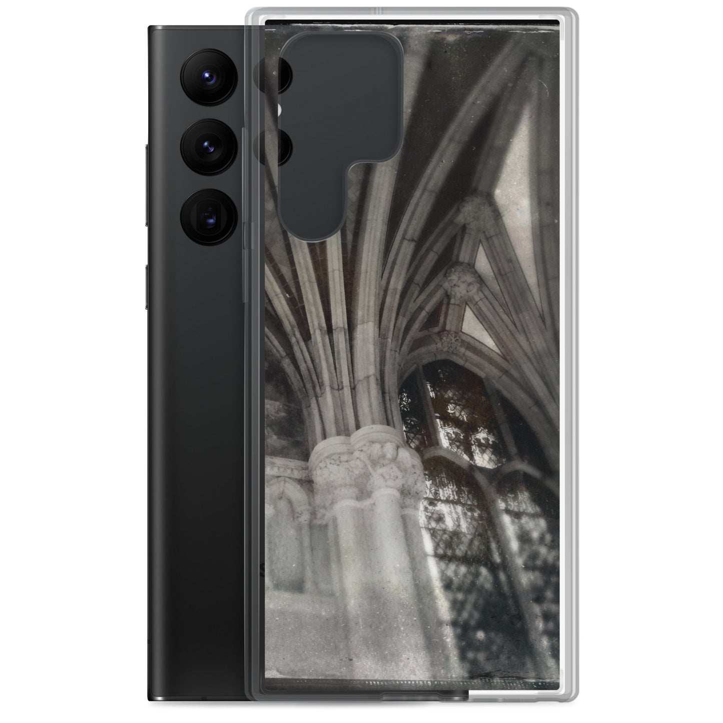 Gothic Shadows and Light at St. John Divine, NYC Clear Case for Samsung®