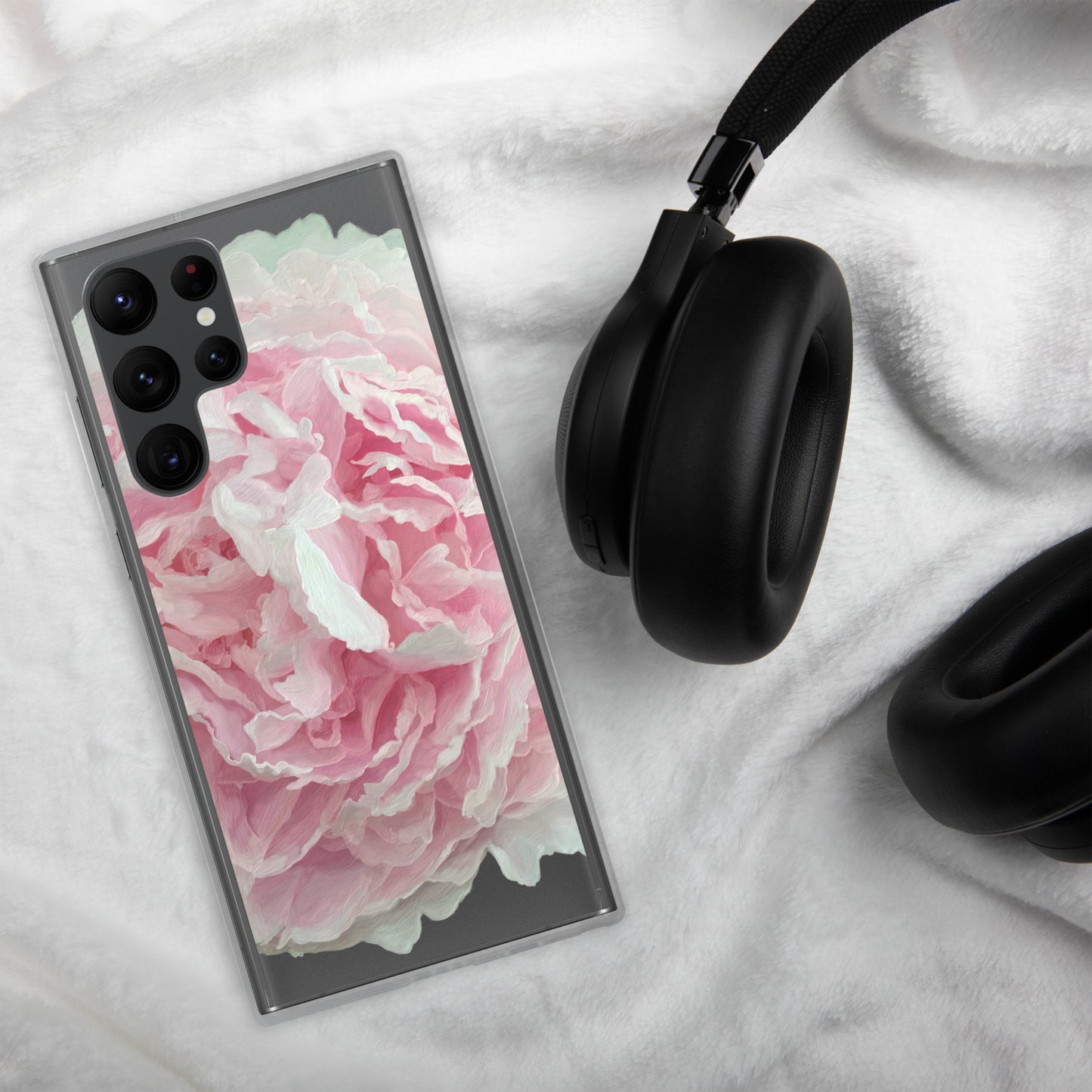 Cloey’s Peony Clear Case for Samsung®