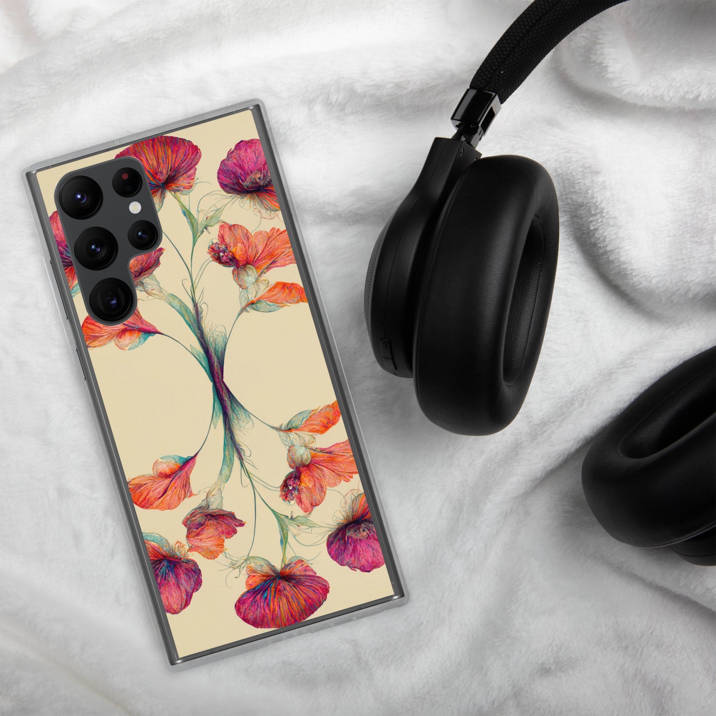 Nouveau Flowers Clear Case for Samsung®