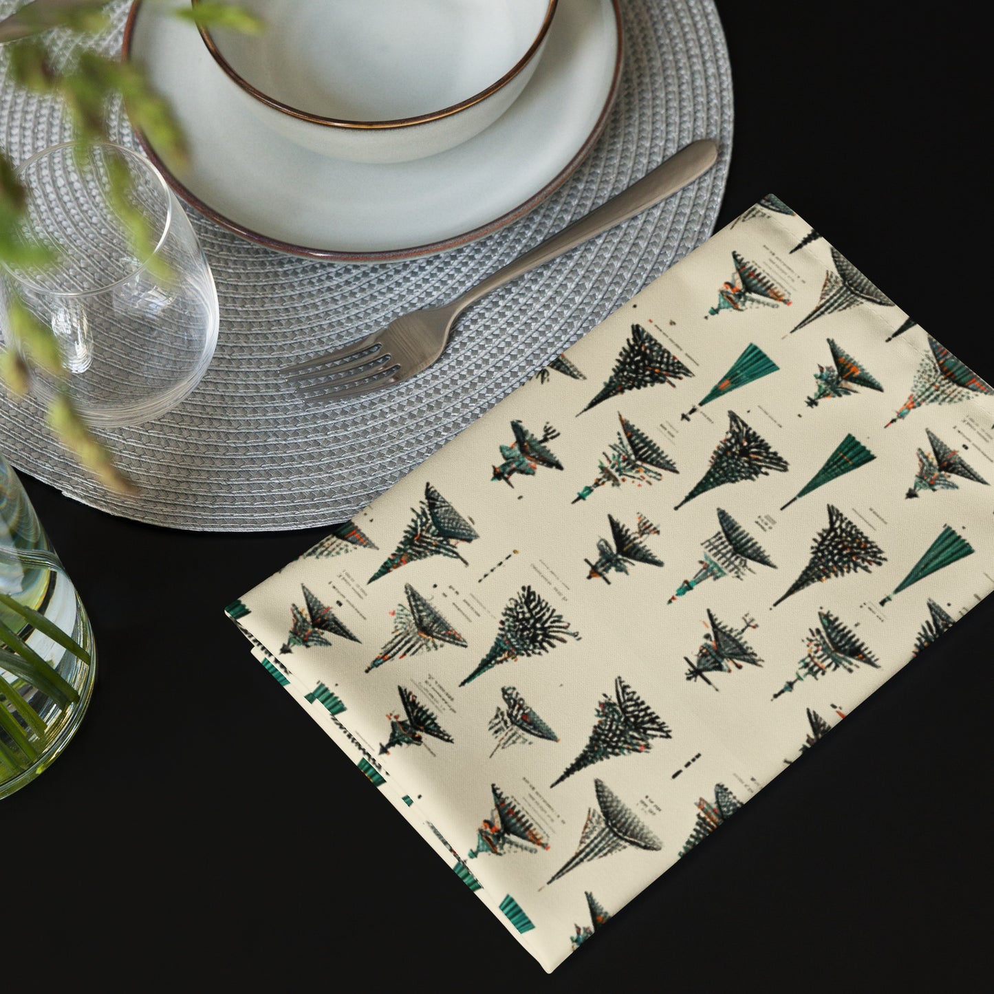 Happy Holiday’s Cloth napkin set