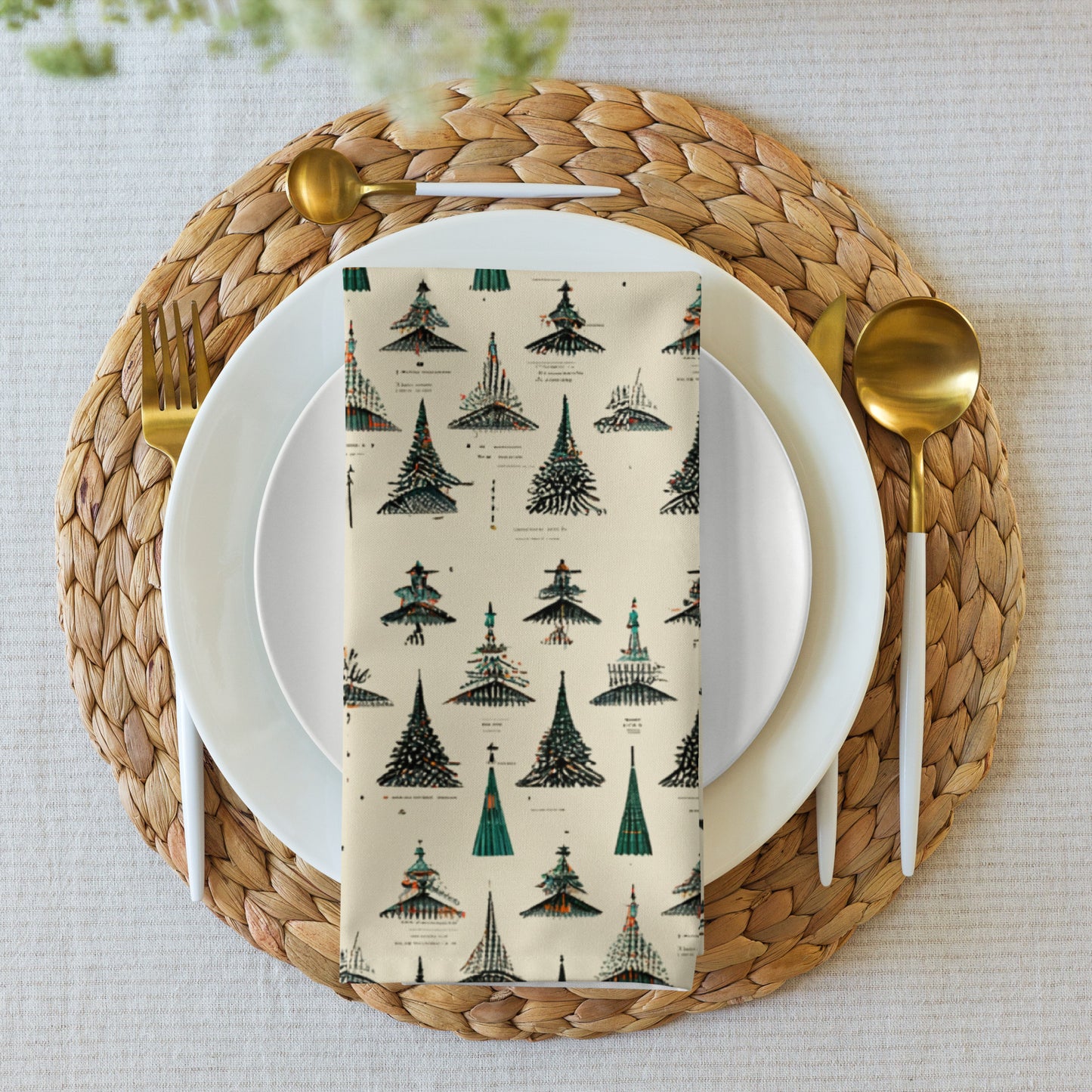 Happy Holiday’s Cloth napkin set