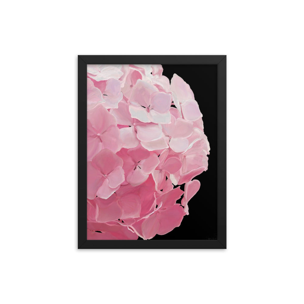 Carol’s Hydrangea Framed poster