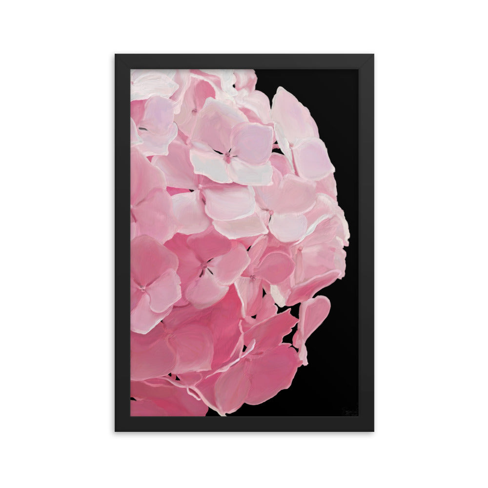 Carol’s Hydrangea Framed poster