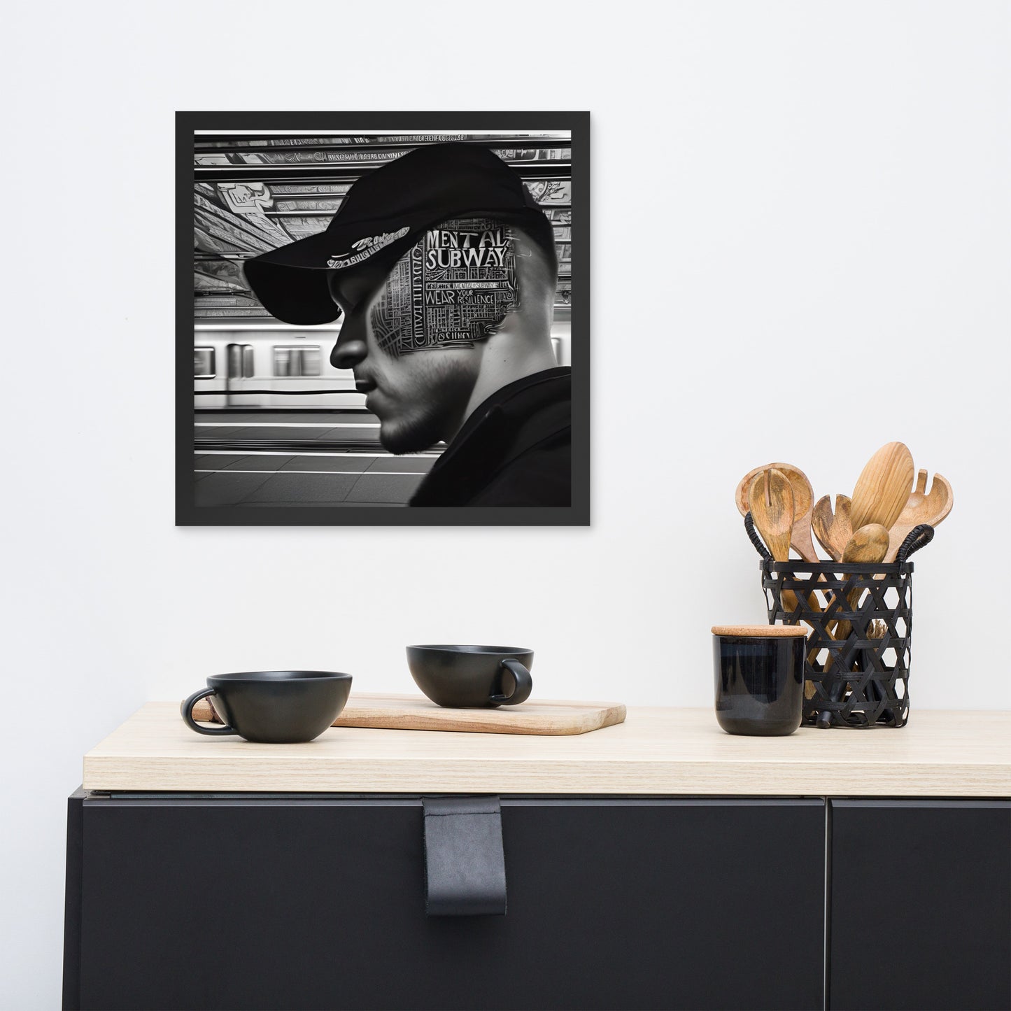 Navigating Resilience Framed poster