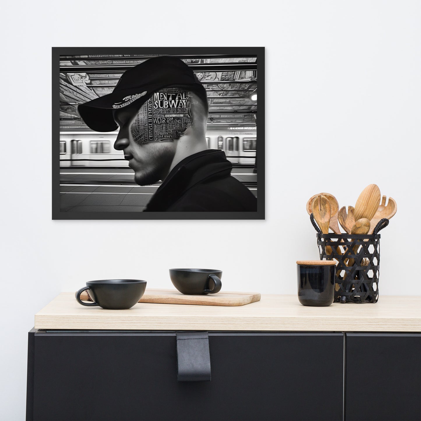 Navigating Resilience Framed poster