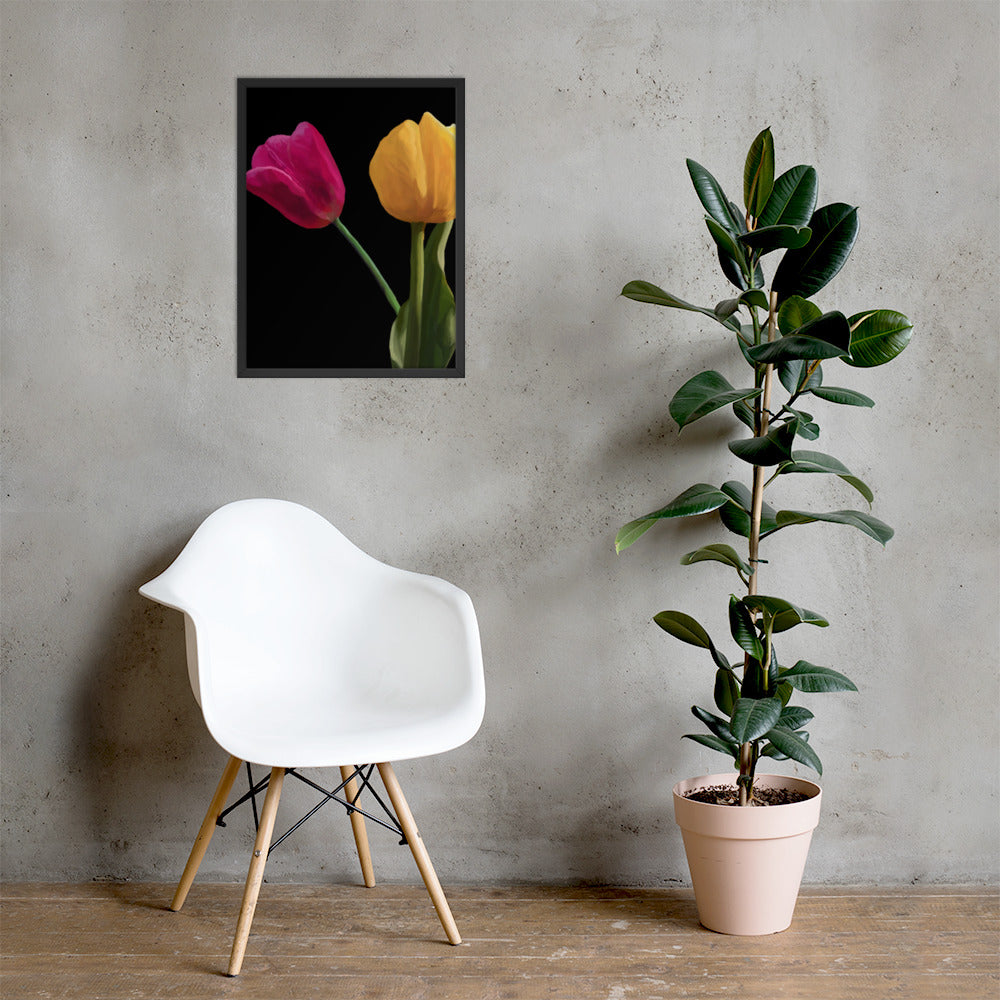 Jermita’s Tulips Framed poster