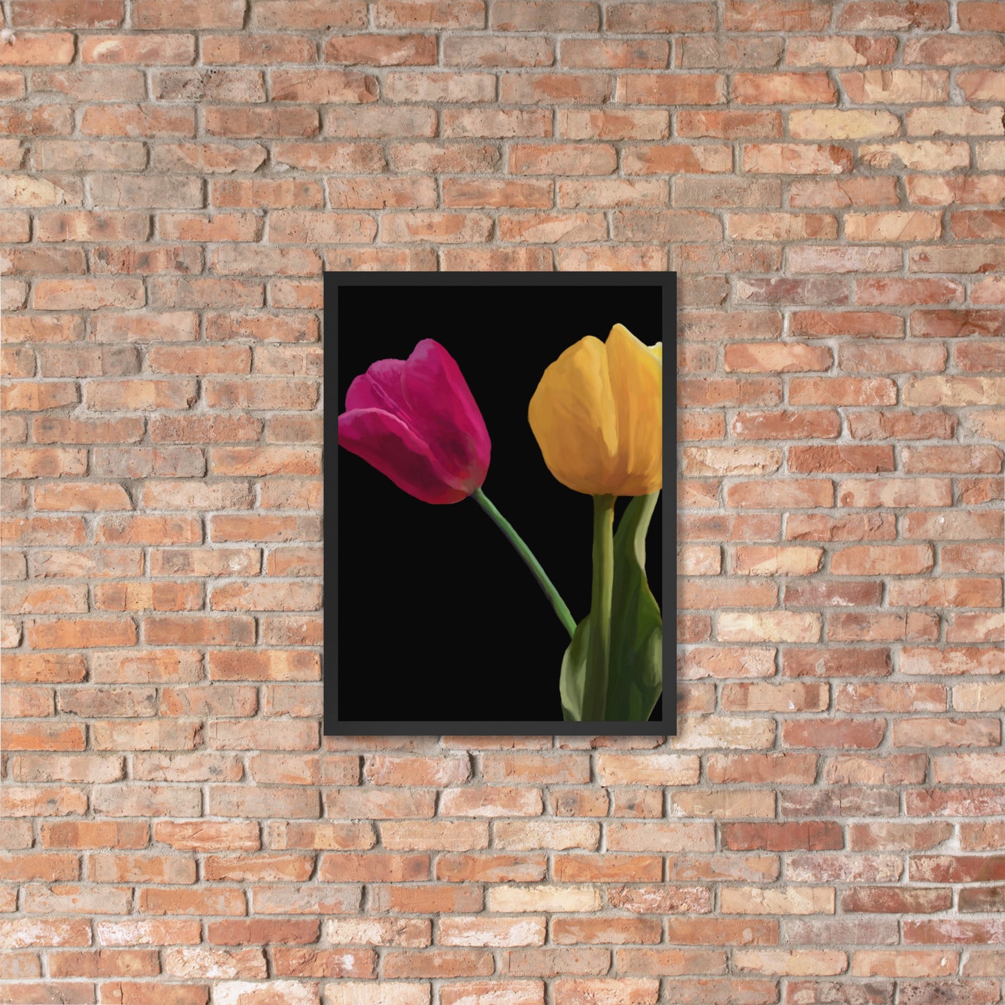 Jermita’s Tulips Framed poster