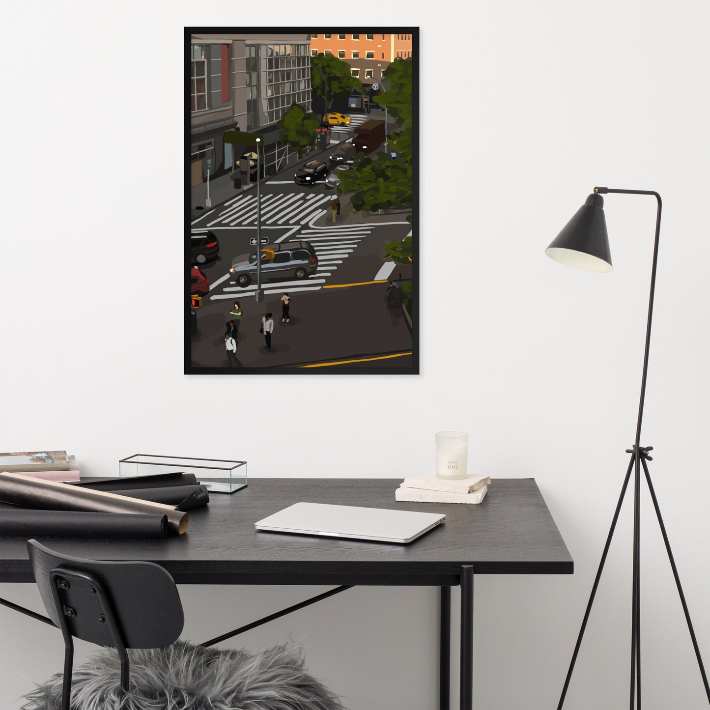 Julliard’s Urban Perspective Framed poster