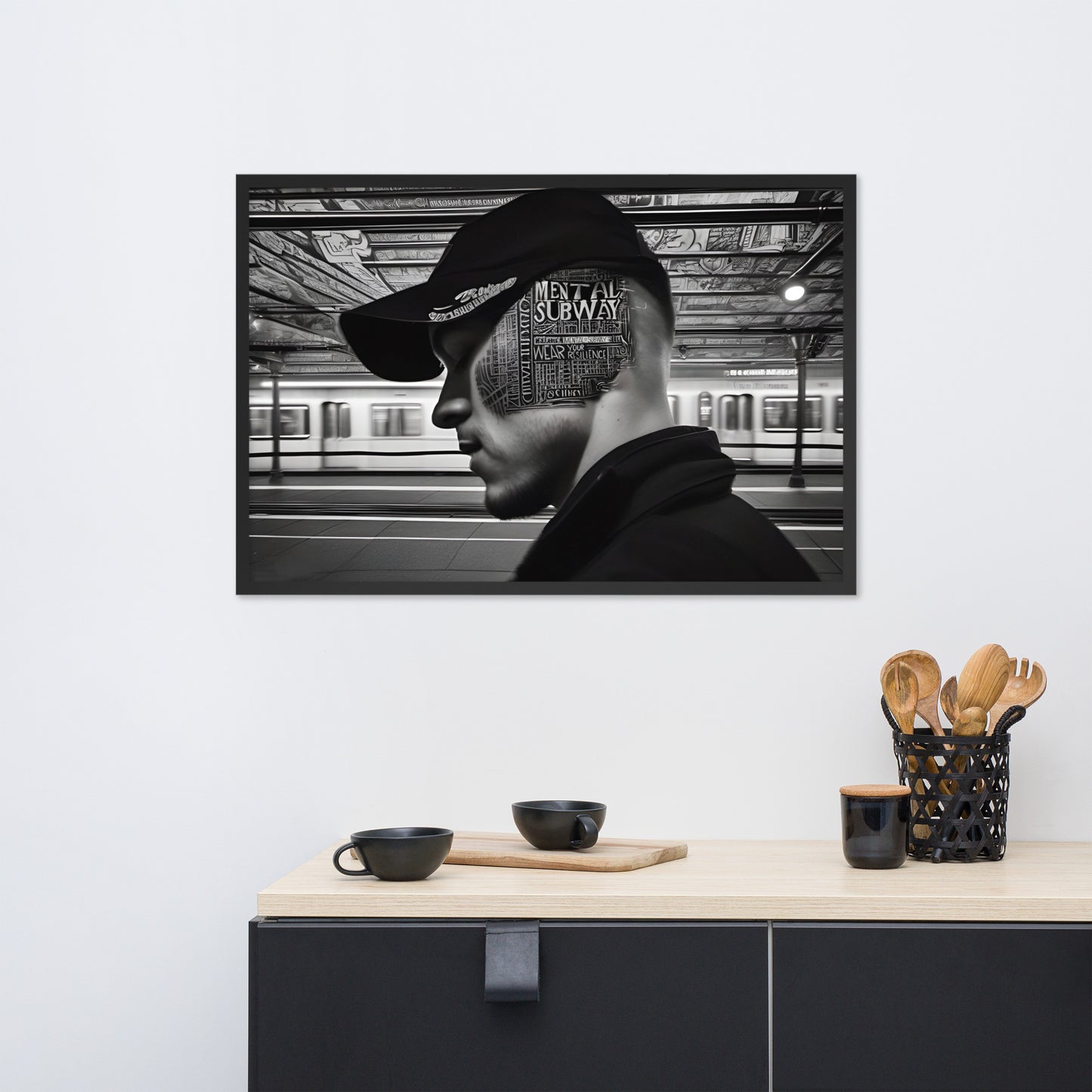 Navigating Resilience Framed poster