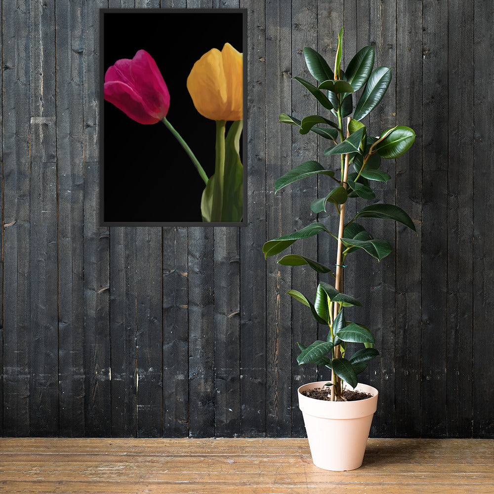 Jermita’s Tulips Framed poster